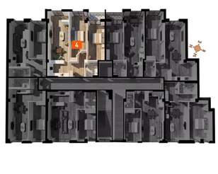 Բնակարան 04 - вид справа